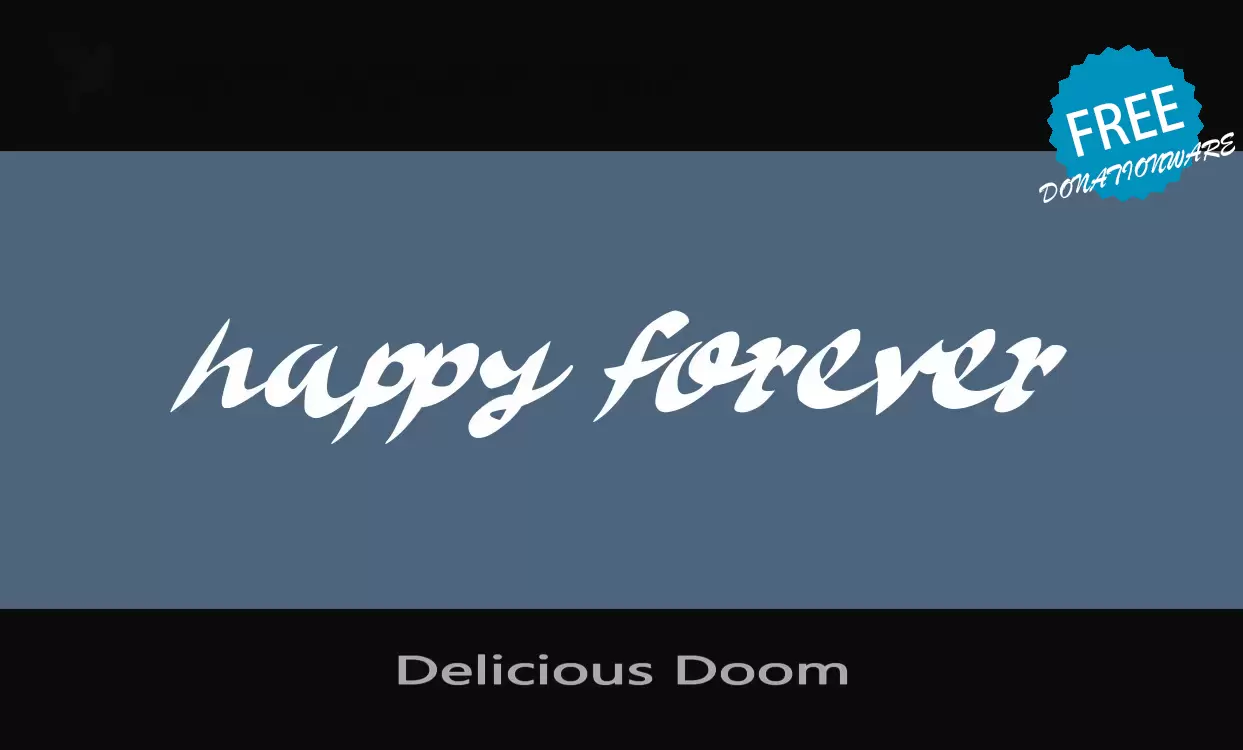 「Delicious-Doom」字体效果图