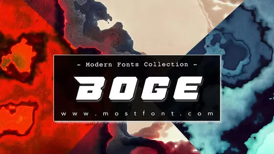 Typographic Design of Boge