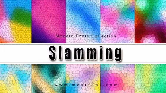 「Slamming」字体排版样式