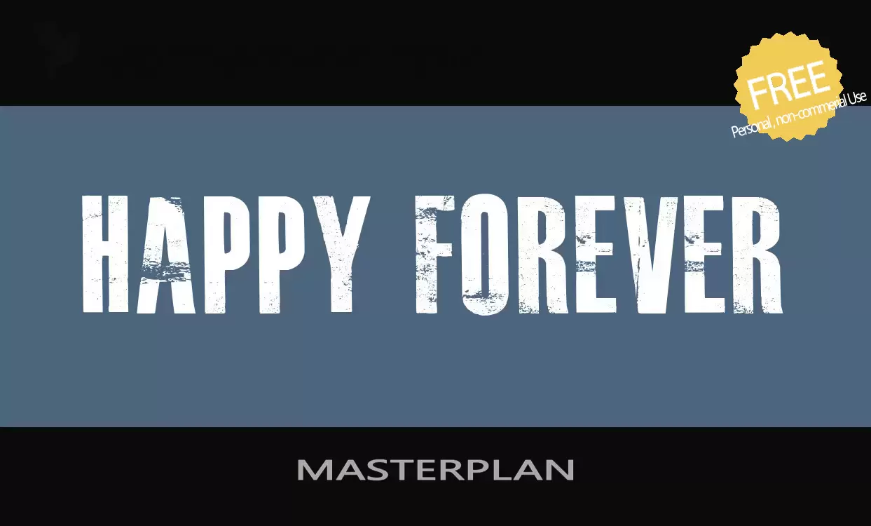 Sample of MASTERPLAN