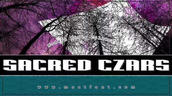 「Sacred-Czars」字体排版图片