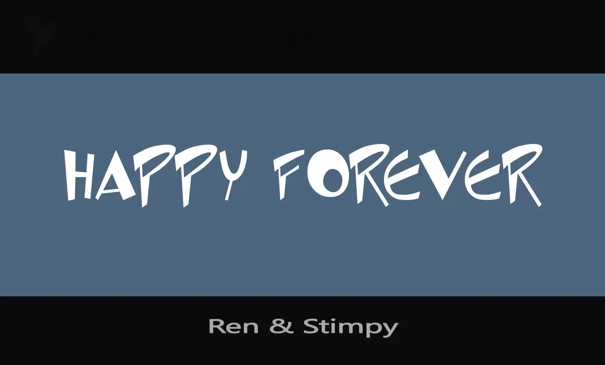 「Ren-&-Stimpy」字体效果图