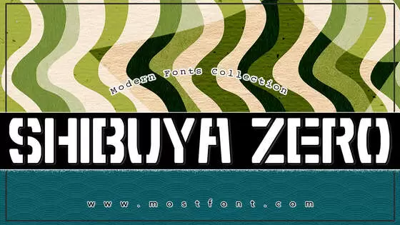 Typographic Design of Shibuya-Zero