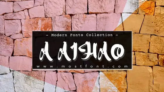 Typographic Design of A-Aihao