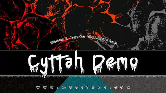 Typographic Design of Cyttah-Demo