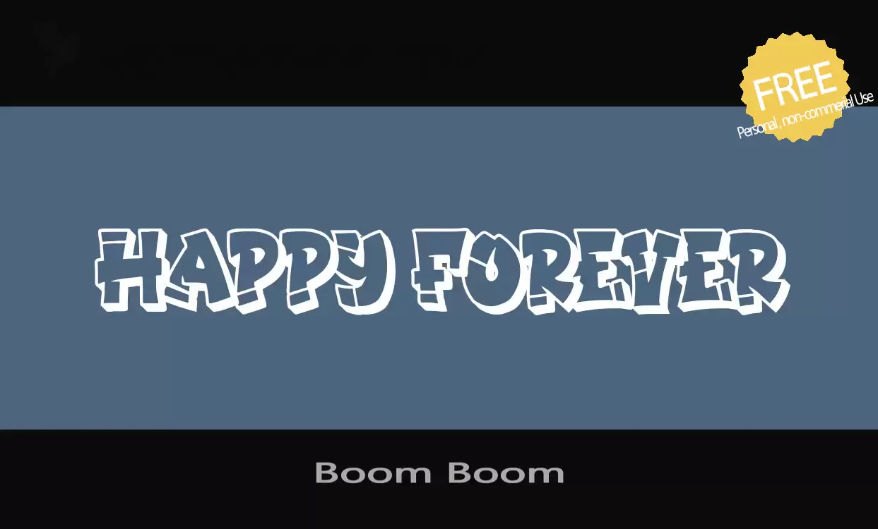 Sample of Boom-Boom