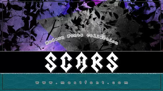 Typographic Design of Scars