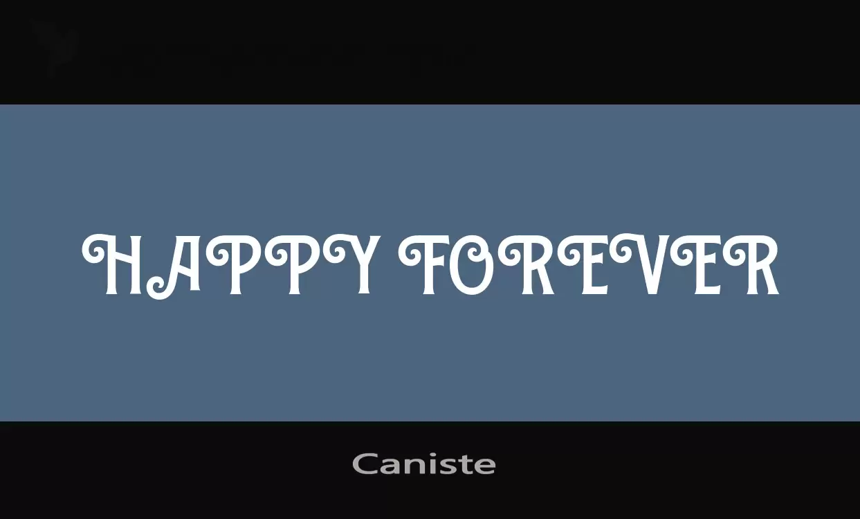 Sample of Caniste-