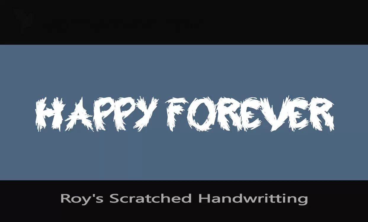 Sample of Roy's-Scratched-Handwritting