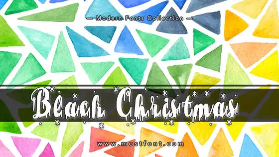 Typographic Design of Black-Christmas