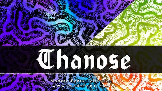 Typographic Design of Thanose