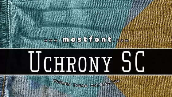 Typographic Design of Uchrony-SC