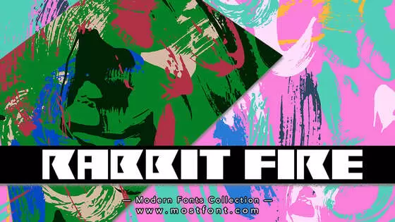 Typographic Design of Rabbit-Fire