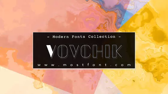 「Vovchik」字体排版样式