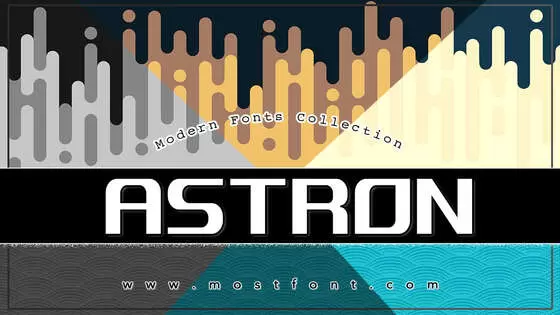 Typographic Design of Astron