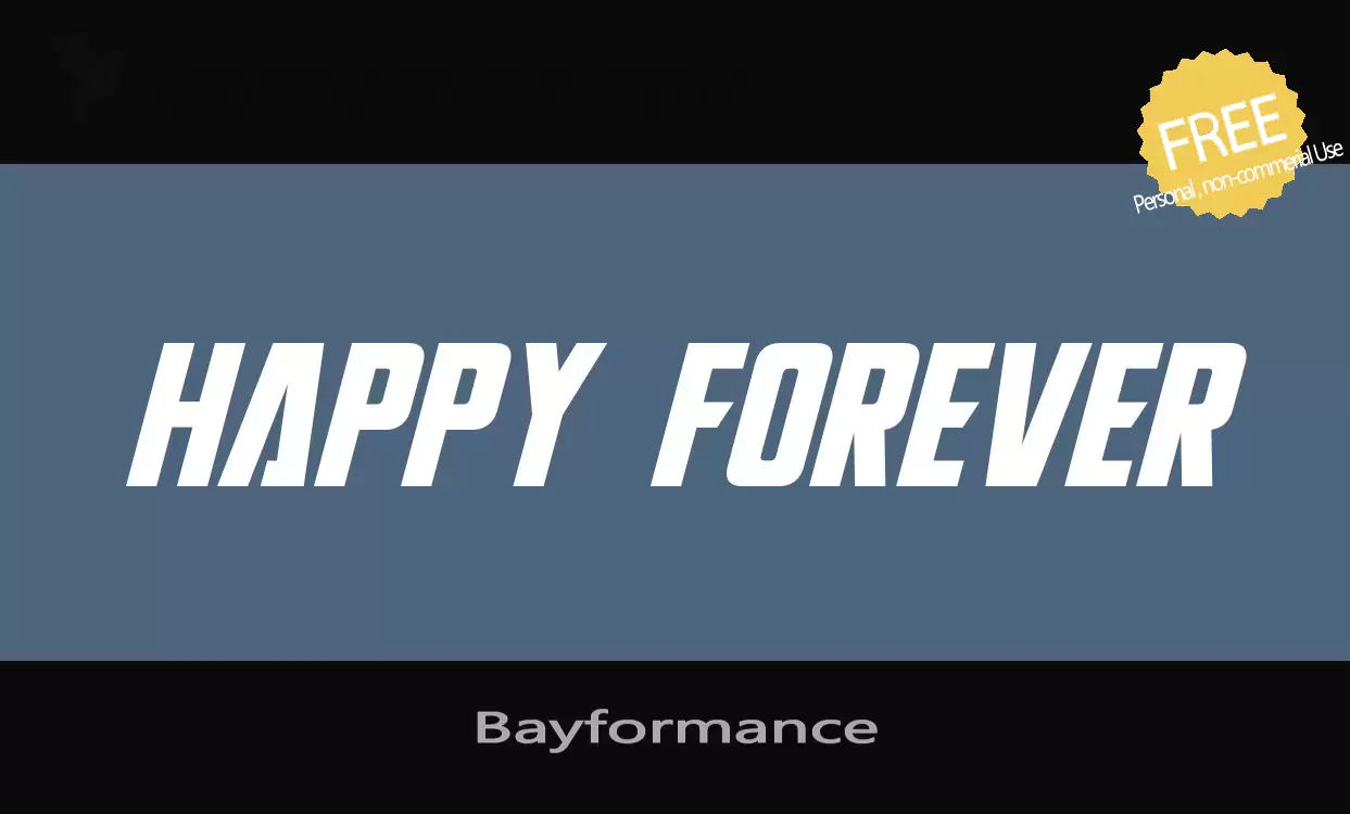 Sample of Bayformance