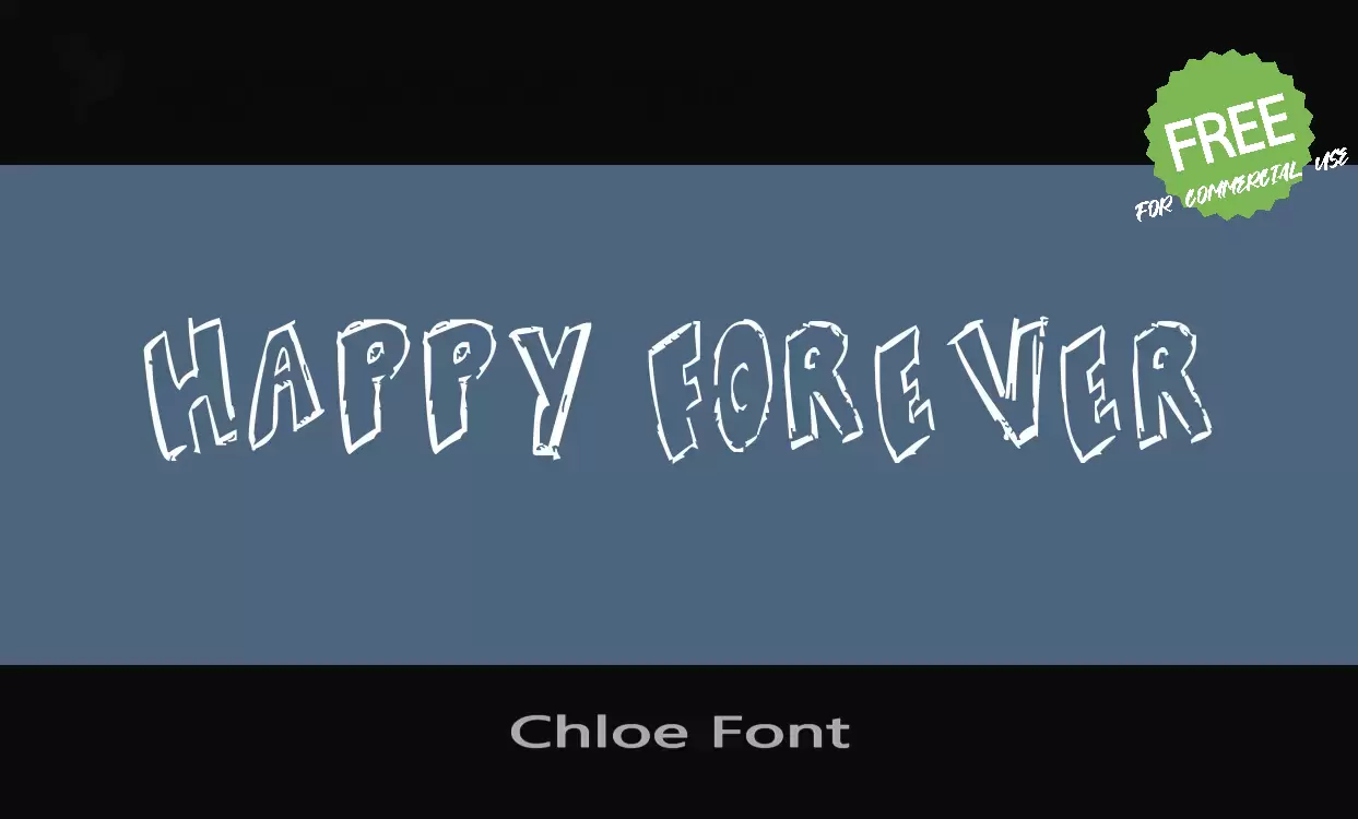 「Chloe-Font」字体效果图