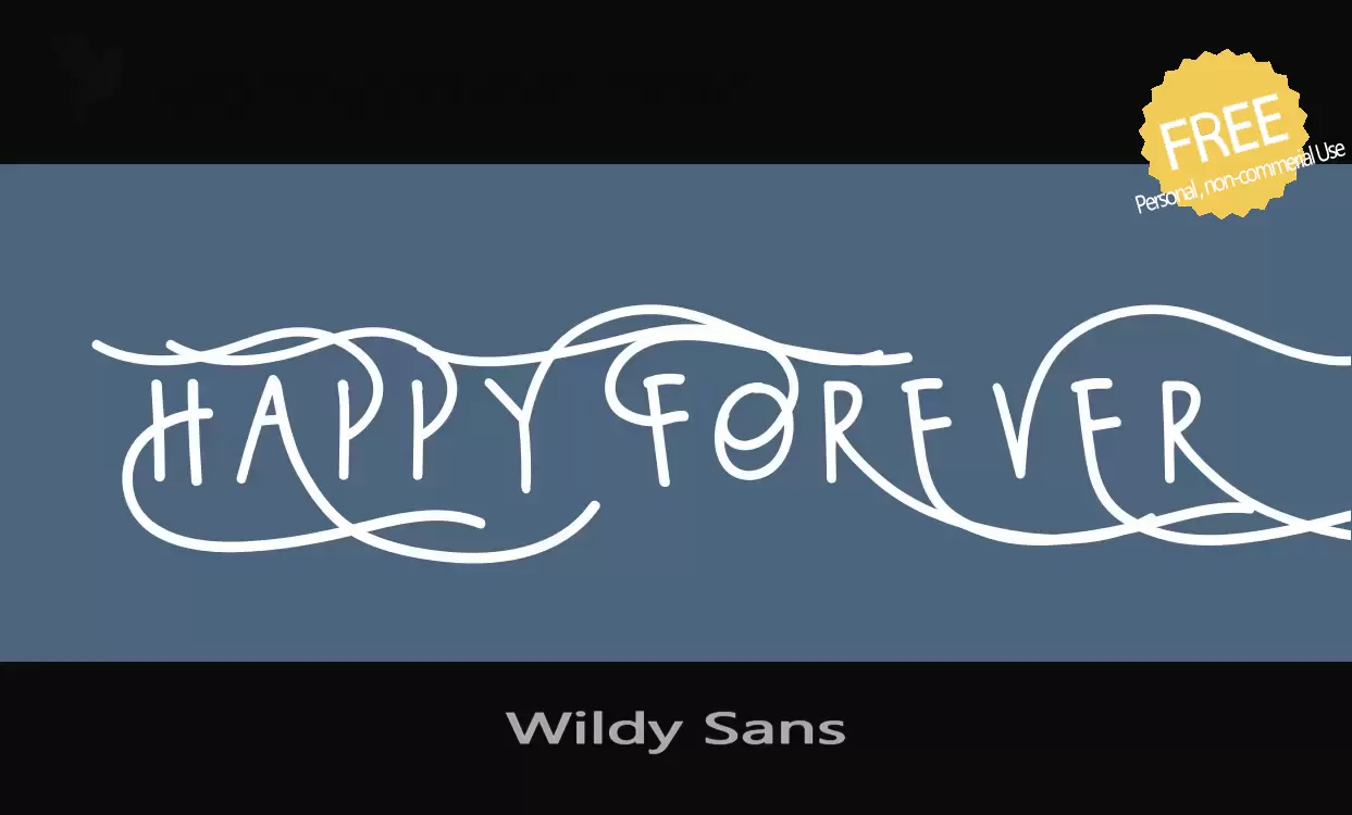 Sample of Wildy-Sans