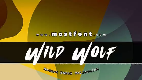 Typographic Design of Wild-Wolf