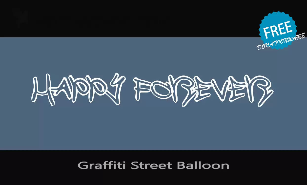 「Graffiti-Street-Balloon」字体效果图