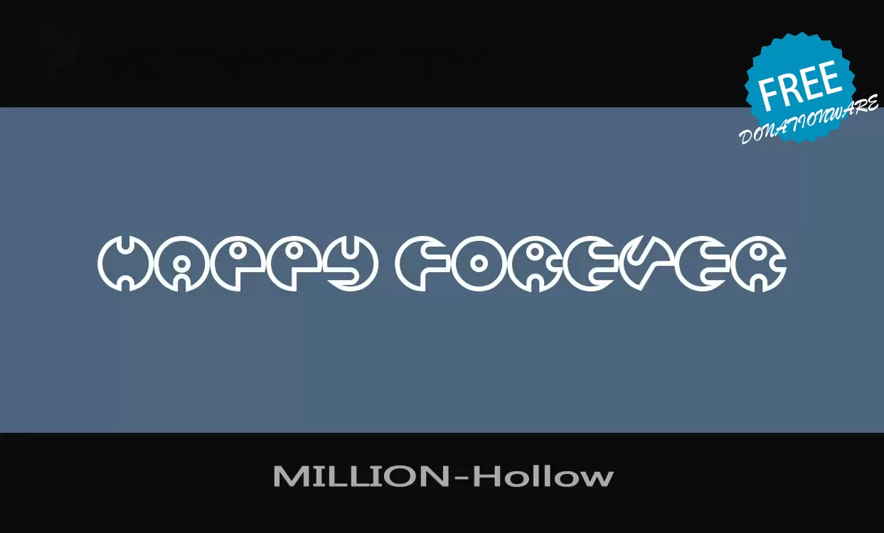 Sample of MILLION-Hollow