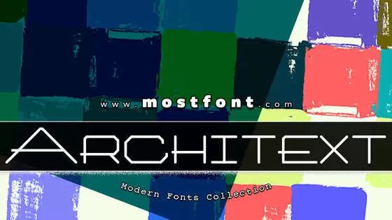 「Architext」字体排版图片