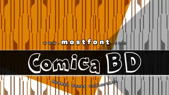 「Comica-BD」字体排版图片