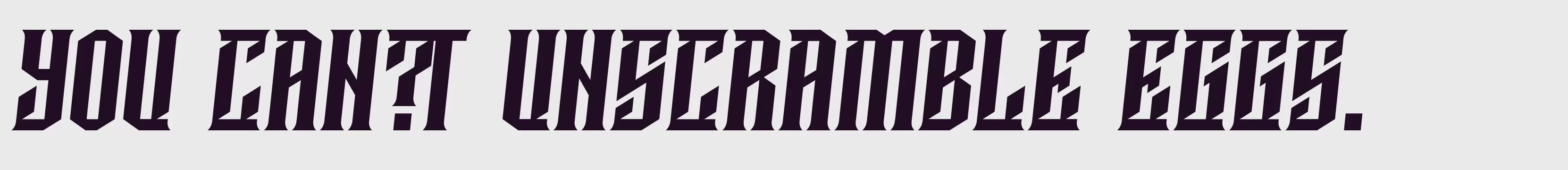 Preview Of Italic