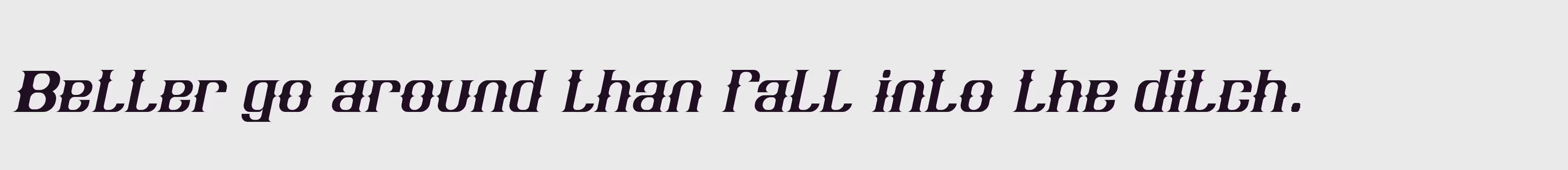 Preview Of Italic