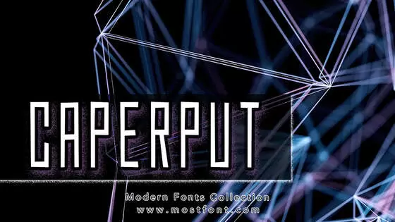 「Caperput」字体排版样式