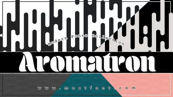 「Aromatron」字体排版图片