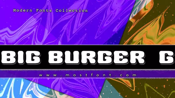 Typographic Design of BIG-BURGER--G