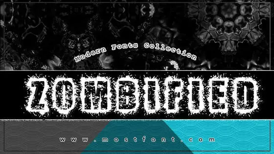 Typographic Design of ZOMBIFIED