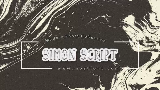 「Simon-Script」字体排版图片