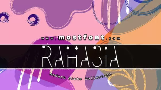 Typographic Design of RAHASIA