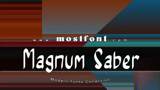 「Magnum-Saber」字体排版图片