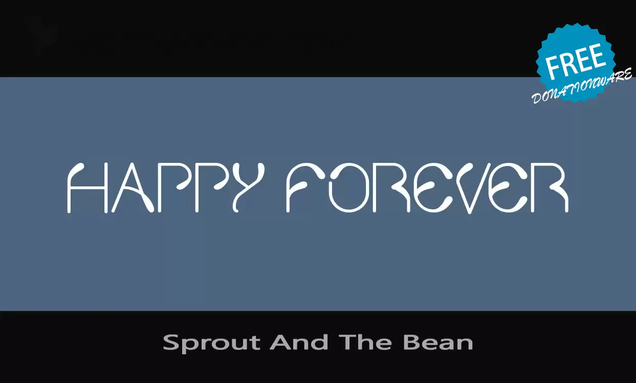 「Sprout-And-The-Bean」字体效果图