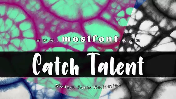 「Catch-Talent」字体排版样式