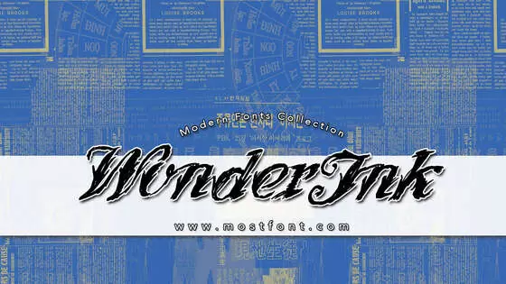 Typographic Design of WonderInk