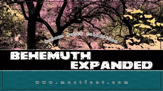 Typographic Design of Behemuth-Expanded