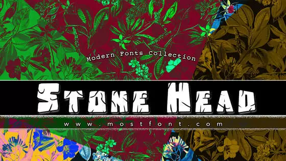 Typographic Design of Stone-Head