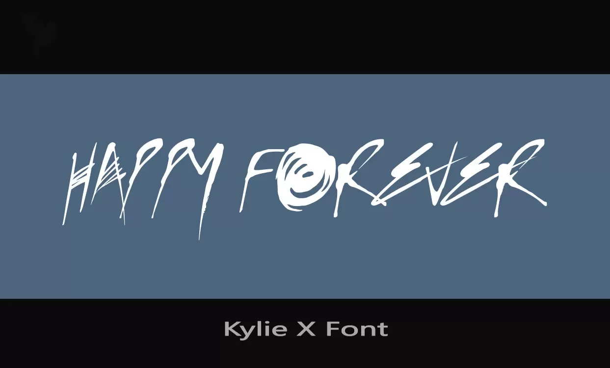 「Kylie-X-Font」字体效果图