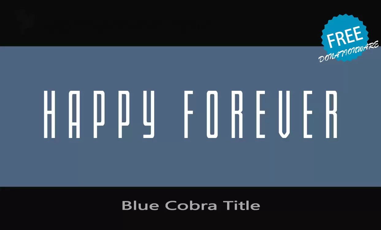 Sample of Blue-Cobra-Title