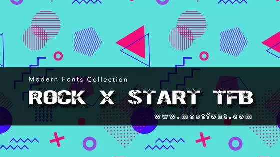 Typographic Design of Rock-X-Start-Tfb