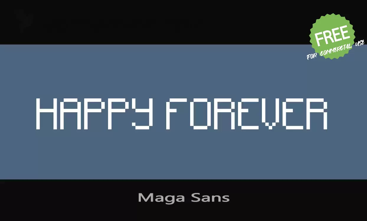 Sample of Maga-Sans