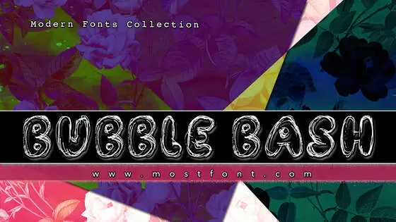 Typographic Design of Bubble-Bash