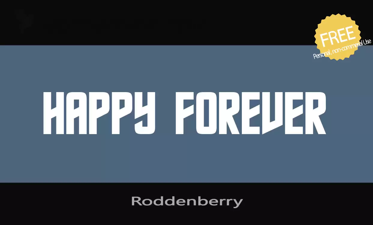 Sample of Roddenberry