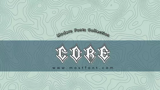 「Core」字体排版图片