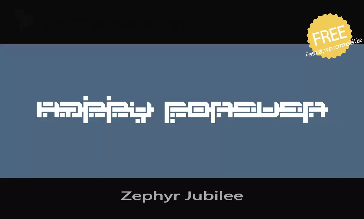 Sample of Zephyr-Jubilee