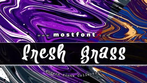 「Fresh-Grass」字体排版图片